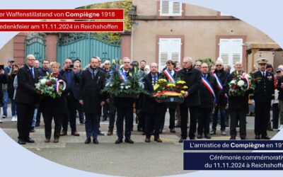 Feierlichkeiten in Reichshoffen am 11.11.2024 (Waffenstillstand von Compiègne 1918)